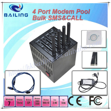 Professional Bulk SMS GSM/GPRS 4 Port Modem Pool